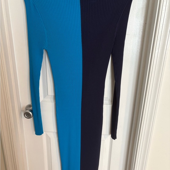 Staud shoko two tone blue dress size large - Picture 4 of 4